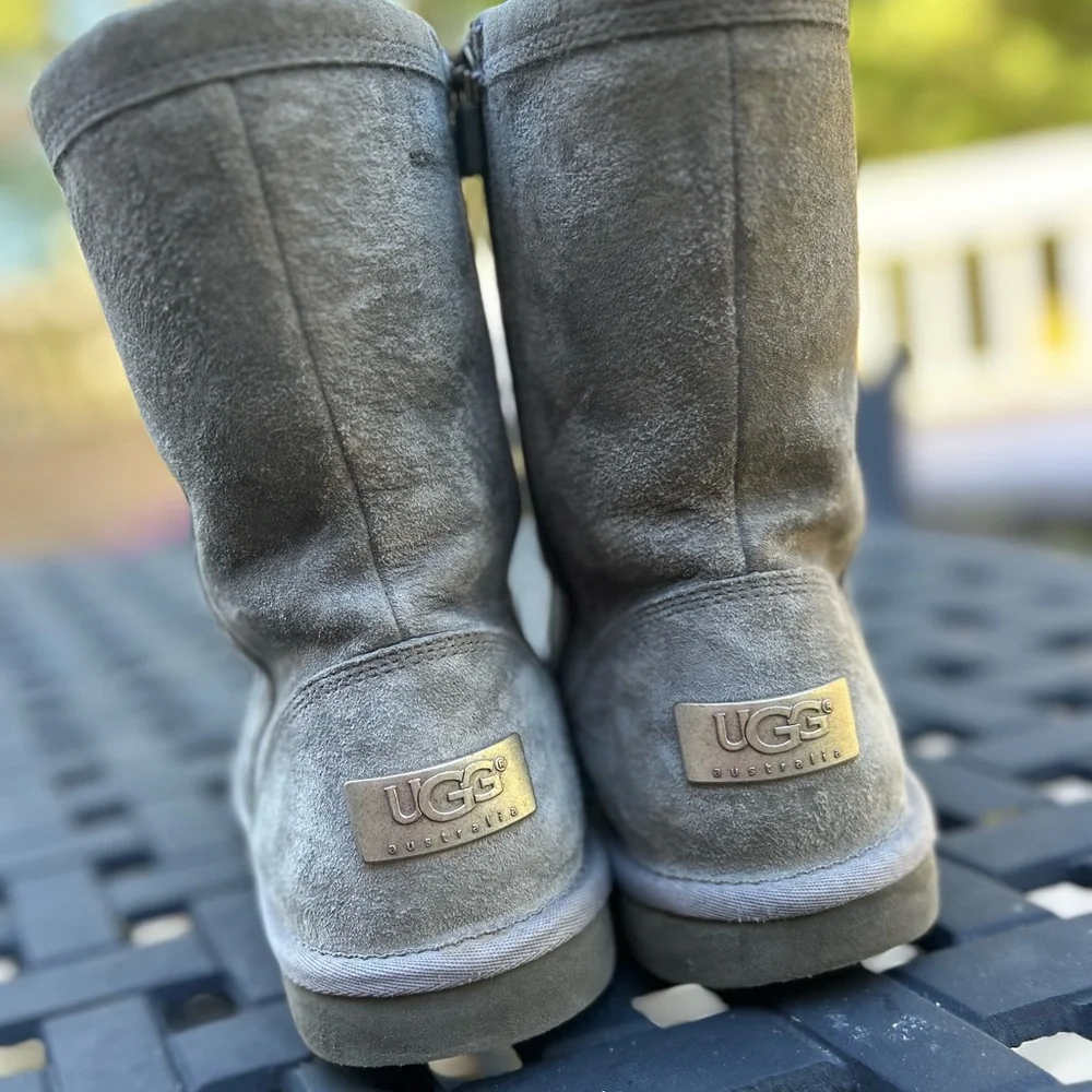 UGG Australia Genuine Leather and Sheepskin Women’s Boots